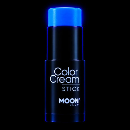 Stick de maquillage fluo UV ColorCream - 21 g - Bleu